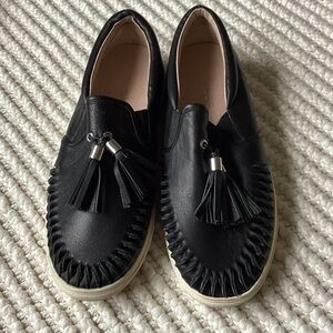 J/Slides leather loafers